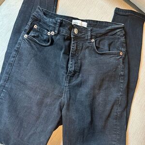 Zara Black Denim Pants